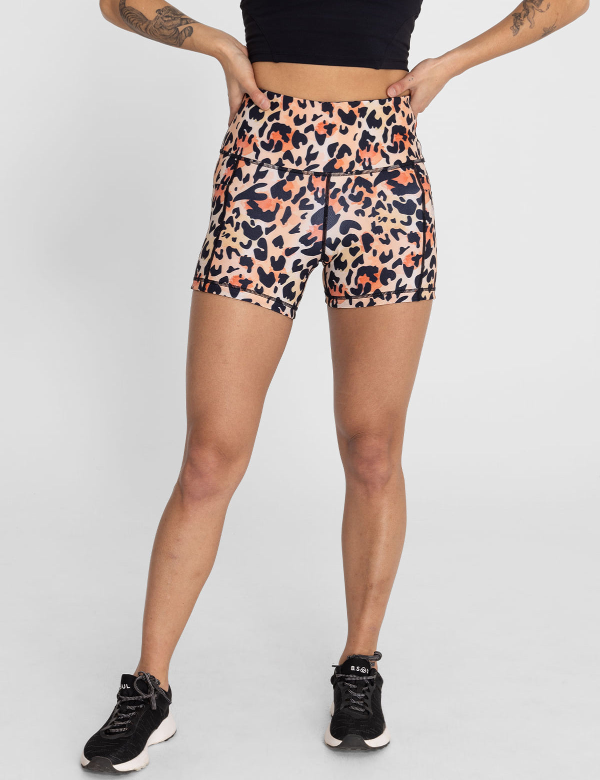 Leggings Deportivos Corto Enia Tiro Alto