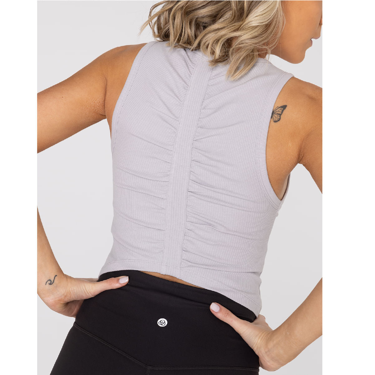 Camiseta Crop Tank Livia Para Mujer