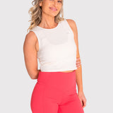 Camiseta Tank Rib Para Mujer