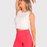 Camiseta Tank Rib Para Mujer