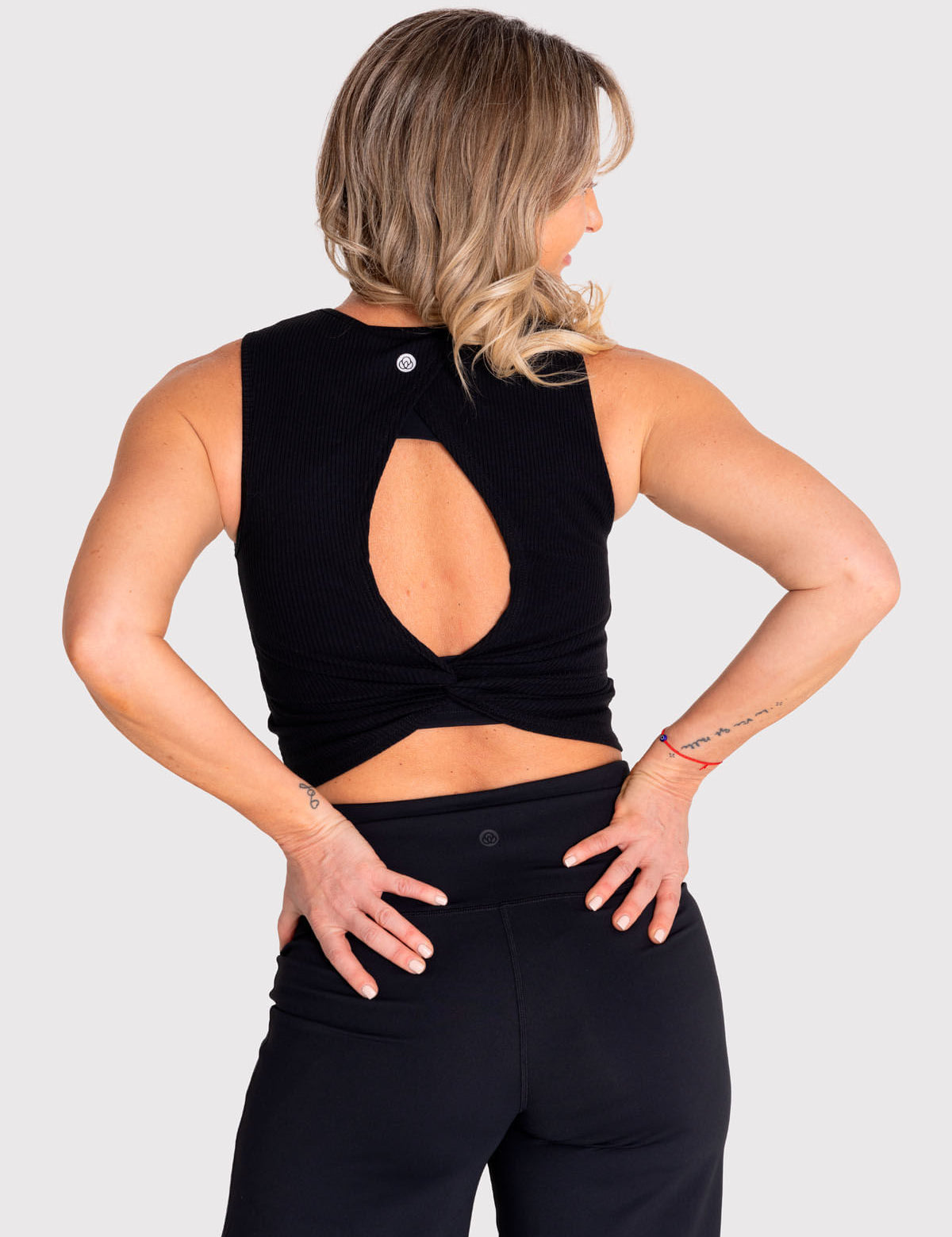 Camiseta Tank Rib Para Mujer