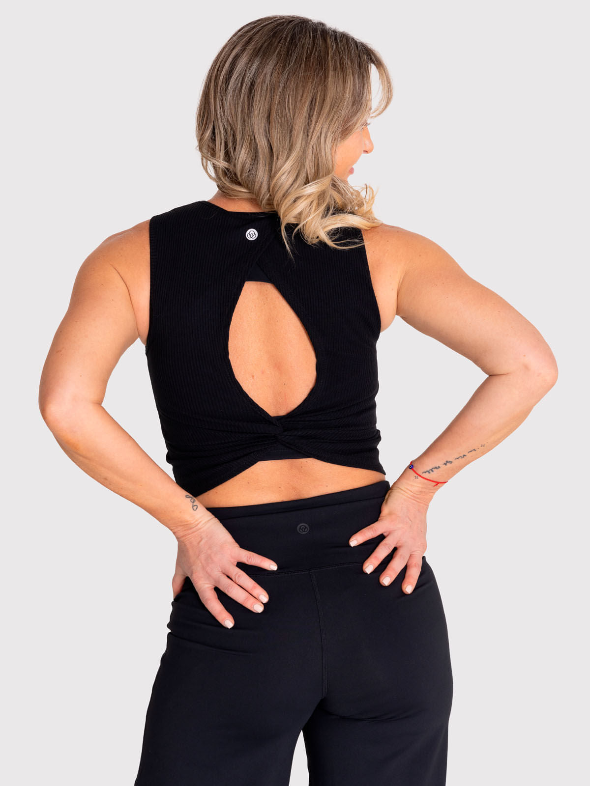 Camiseta Tank Rib Para Mujer