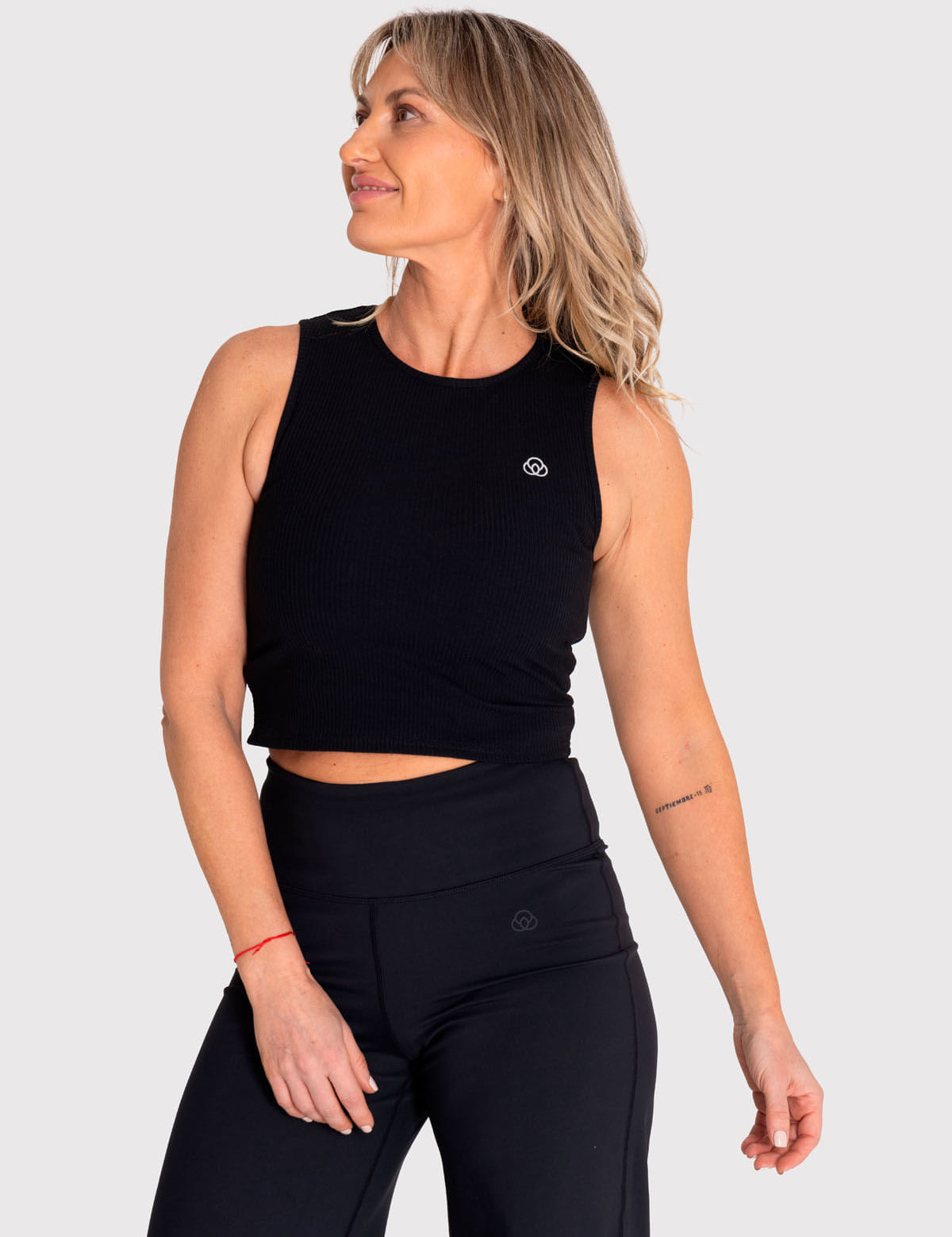 Camiseta Tank Rib Para Mujer
