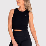 Camiseta Tank Rib Para Mujer