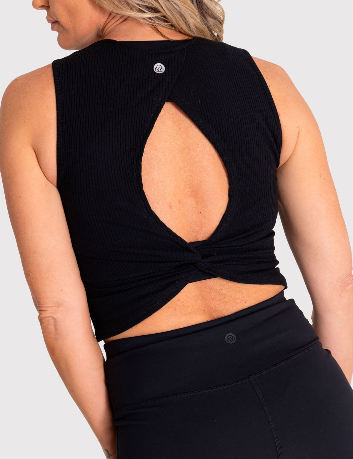 Camiseta Tank Rib Para Mujer