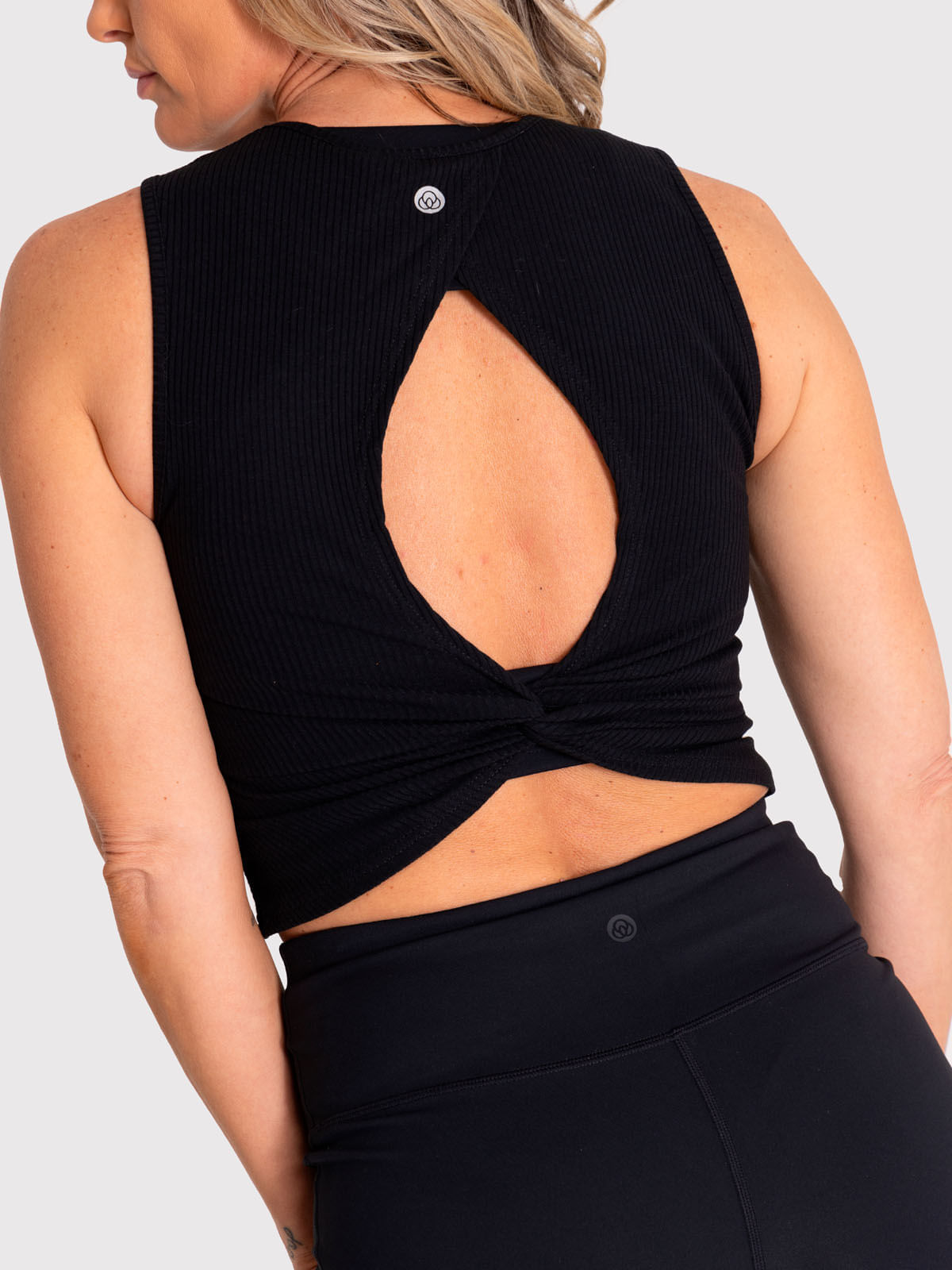 Camiseta Tank Rib Para Mujer