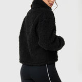 Chaqueta Mid Zip Sherpa Rec Mujer
