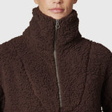 Chaqueta Mid Zip Sherpa Rec Mujer