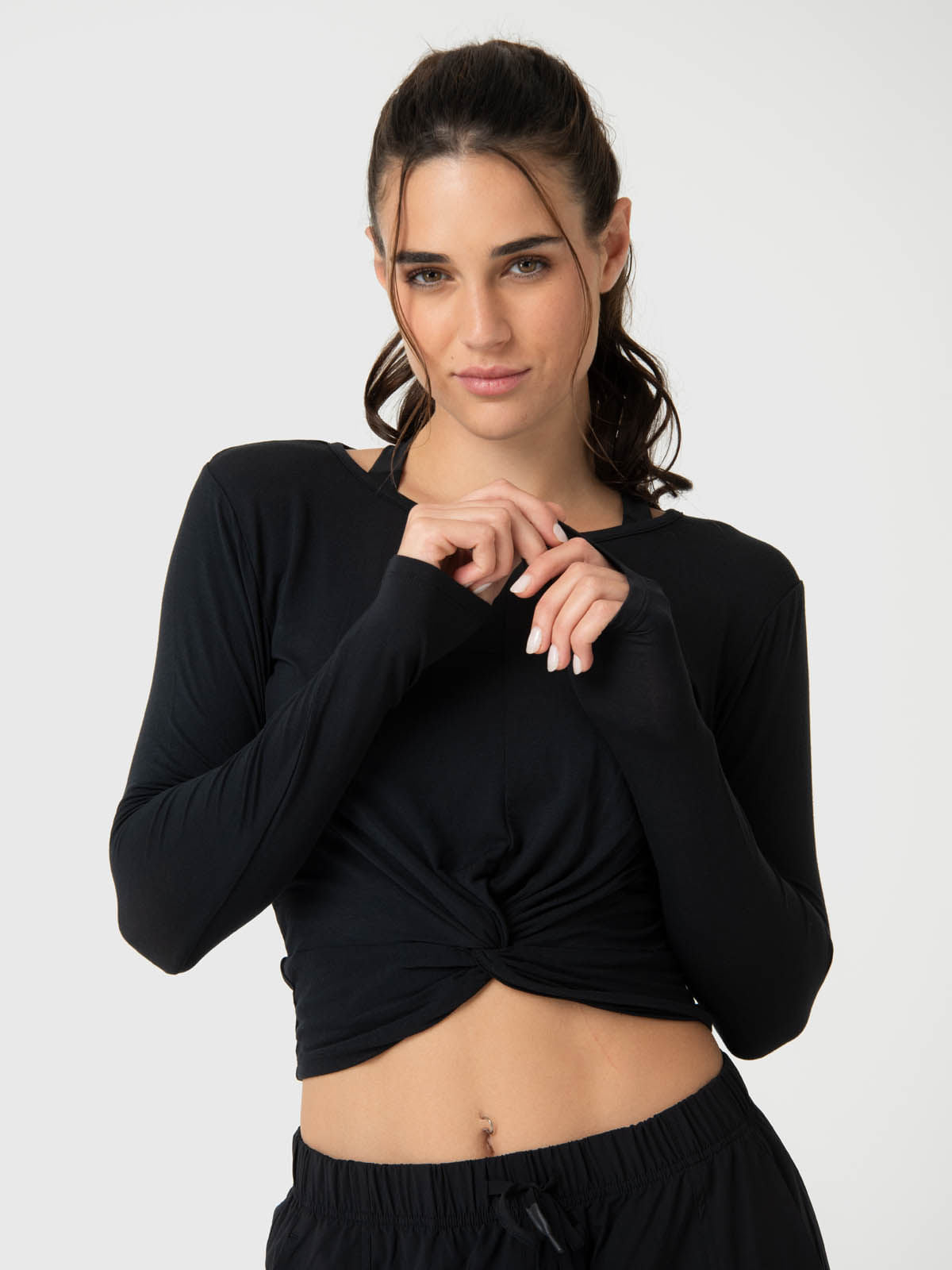 Camiseta Modal L. Sleeve Aloe Mujer