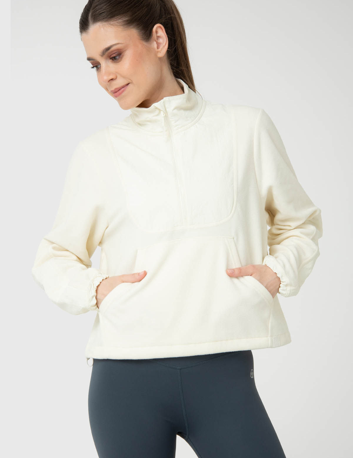 Saco Mid Zip Rec Mujer