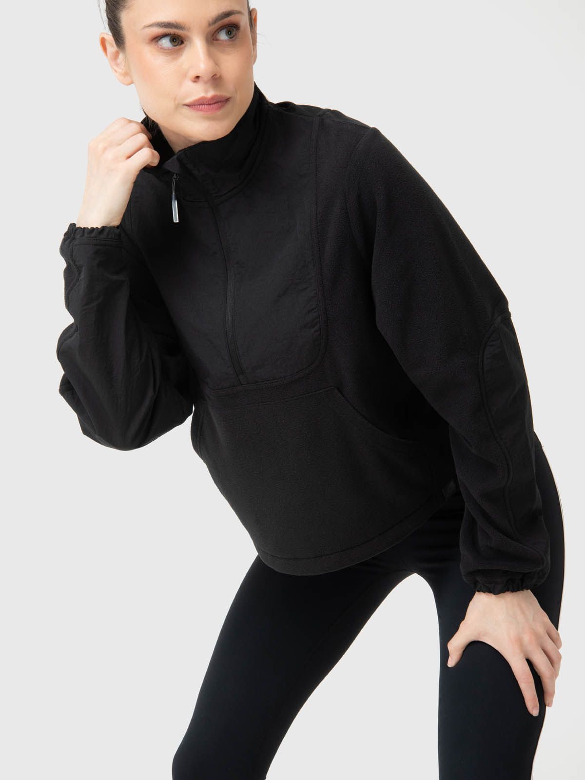 Saco Mid Zip Rec Mujer
