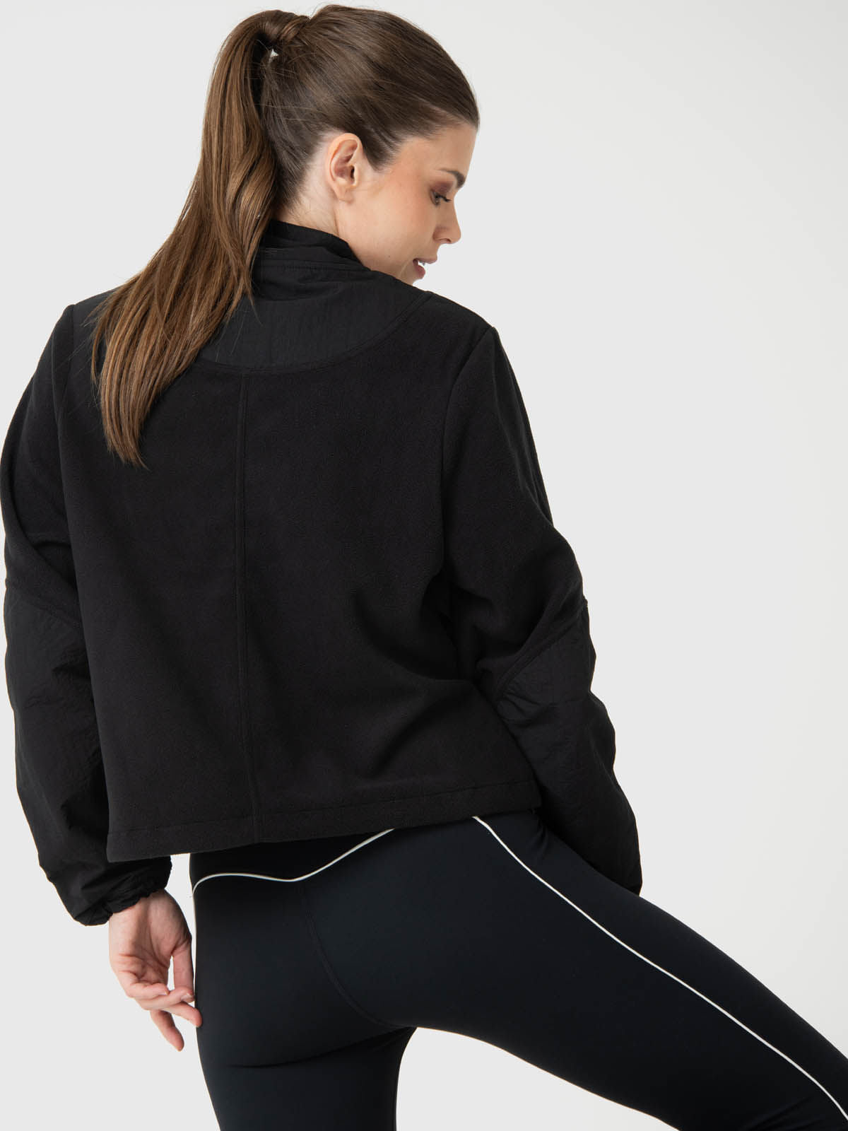 Saco Mid Zip Rec Mujer