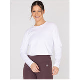 Camiseta Cotton Ls Crop Top Para Mujer