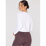 Camiseta Cotton Ls Crop Top Para Mujer