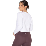 Camiseta Cotton Ls Crop Top Para Mujer