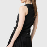 Camiseta Tank Half Zipper Rec Mujer