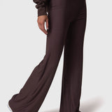 Pantalon Modal Rib Flare Legg Mujer