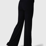 Pantalon Modal Rib Flare Legg Mujer