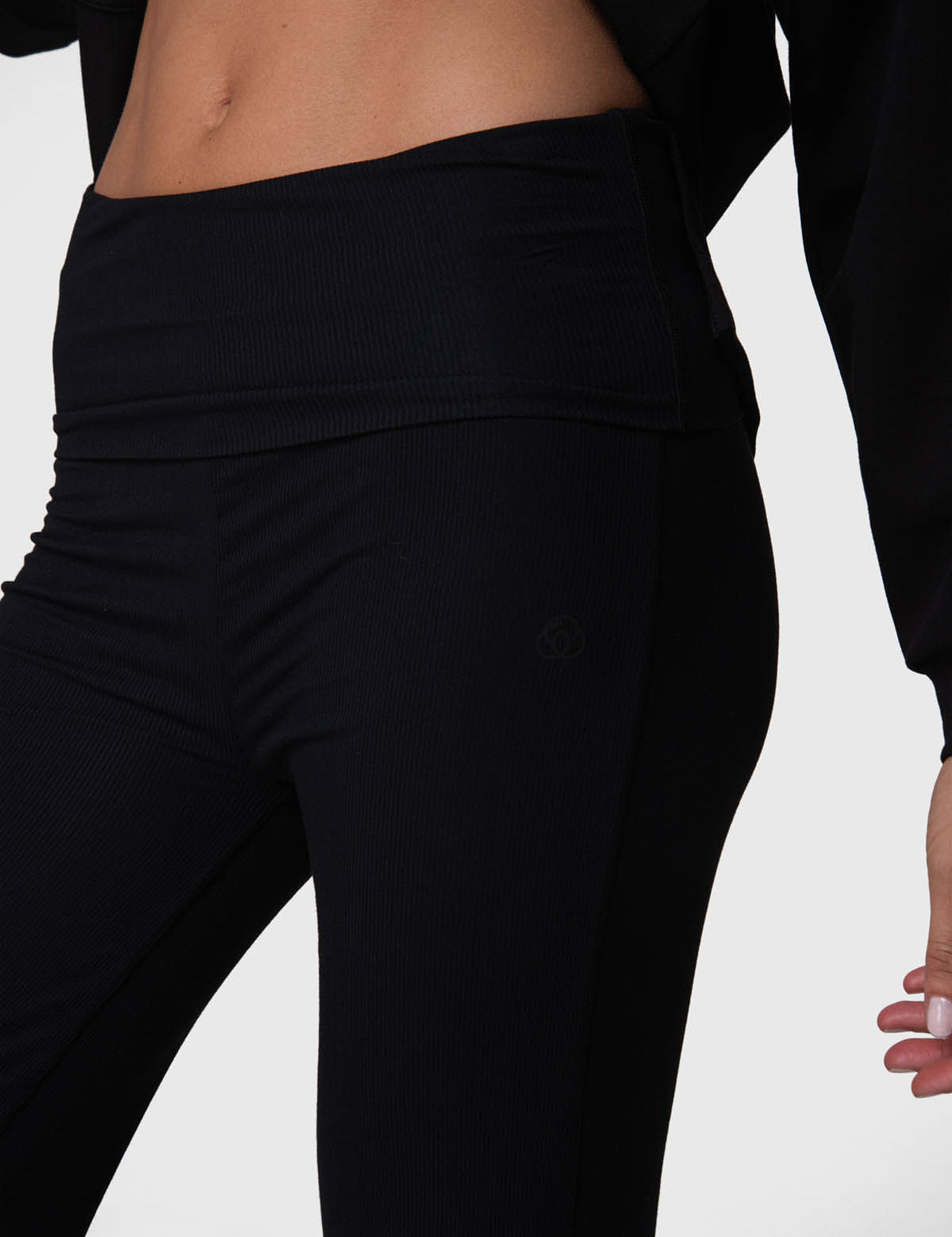 Pantalon Modal Rib Flare Legg Mujer