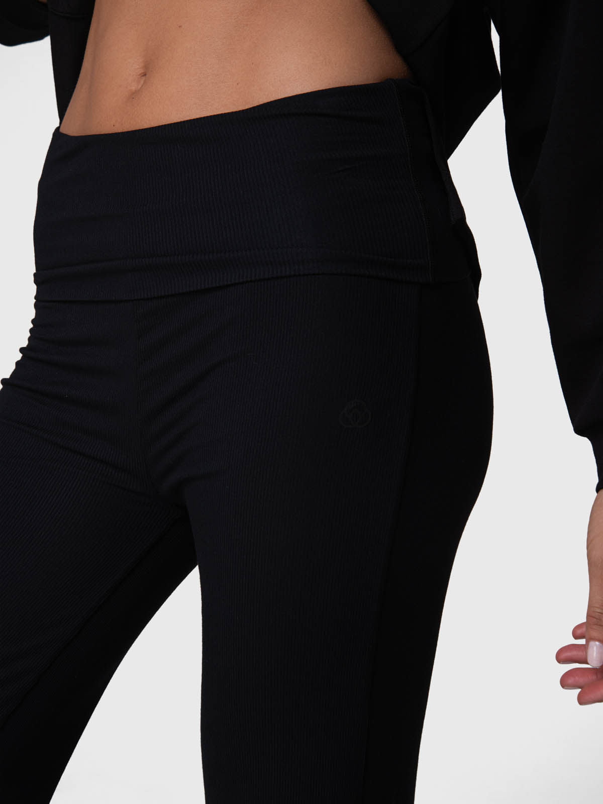 Pantalon Modal Rib Flare Legg Mujer