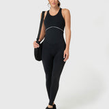 Enterizo Open Back Onesie Al Mujer