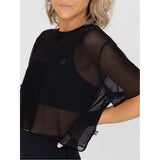 Camiseta T Shirt Crop Demi Para Mujer