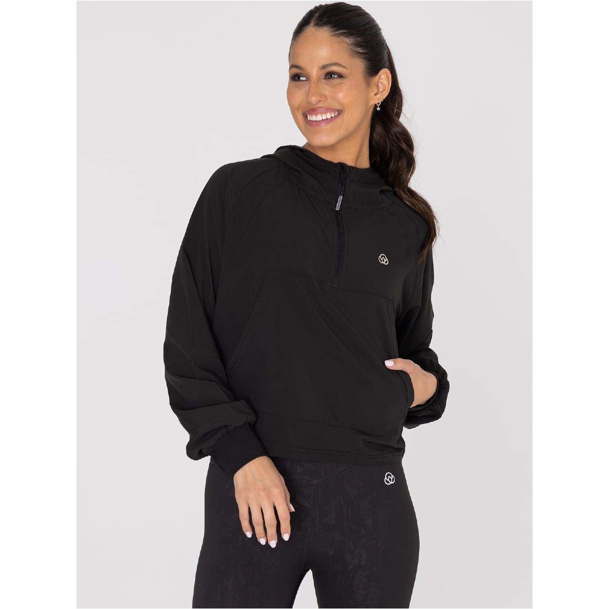 Saco Half Zip Demi Para Mujer