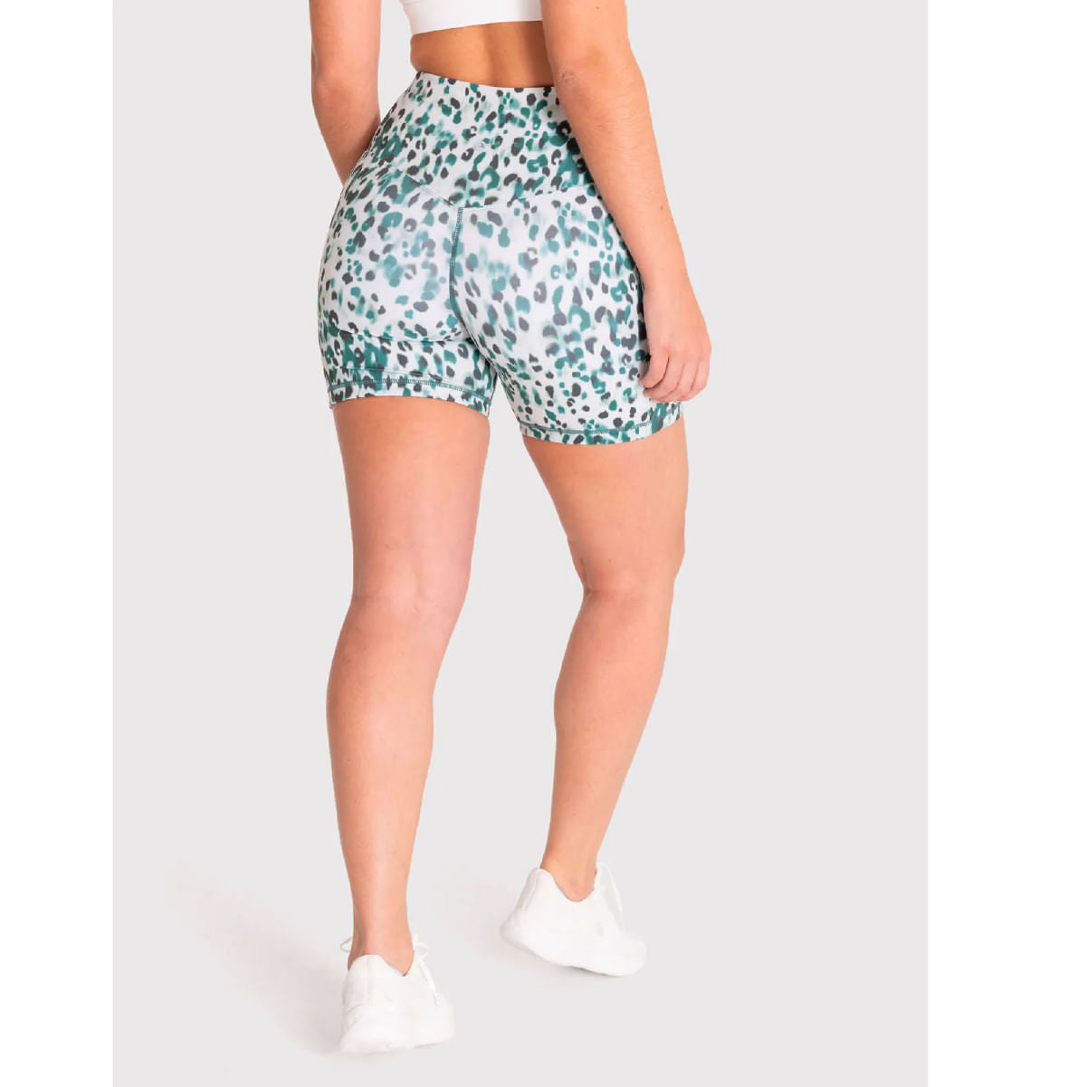 Leggings Biker Bianca Para Mujer