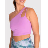 Top One Shoulder Crop Para Mujer
