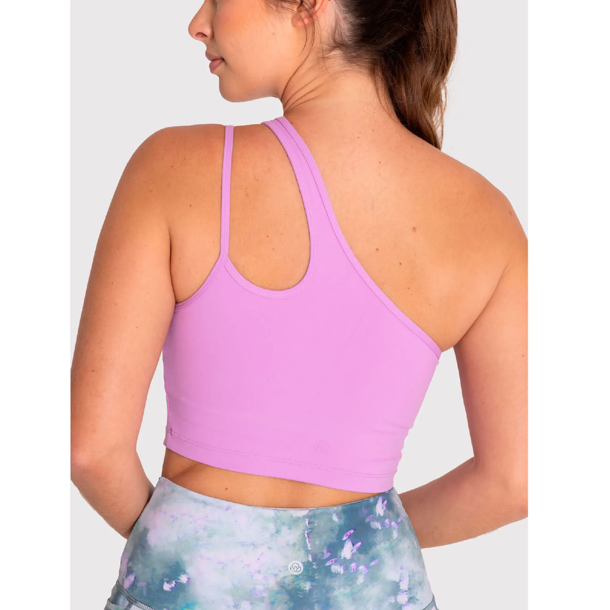 Top One Shoulder Crop Para Mujer