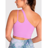 Top One Shoulder Crop Para Mujer
