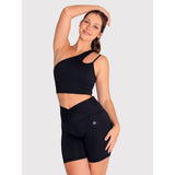 Top One Shoulder Crop Para Mujer