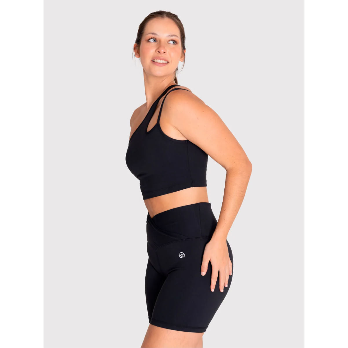 Top One Shoulder Crop Para Mujer