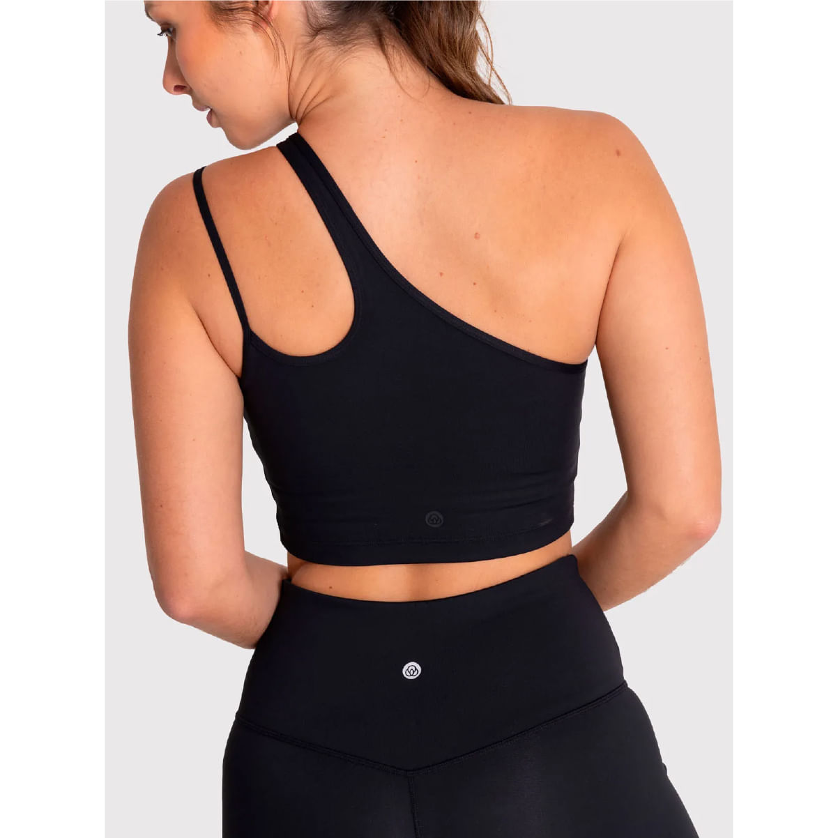 Top One Shoulder Crop Para Mujer