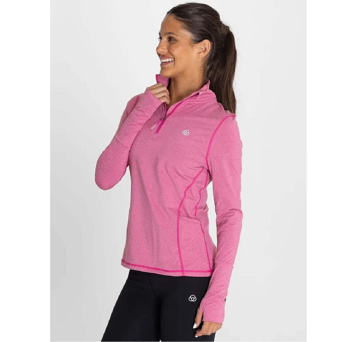 Saco Para Training Ls Half Zip Mujer
